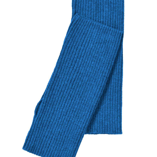HIMALAYA effen wollen polswarmers BLUE merino cashmere