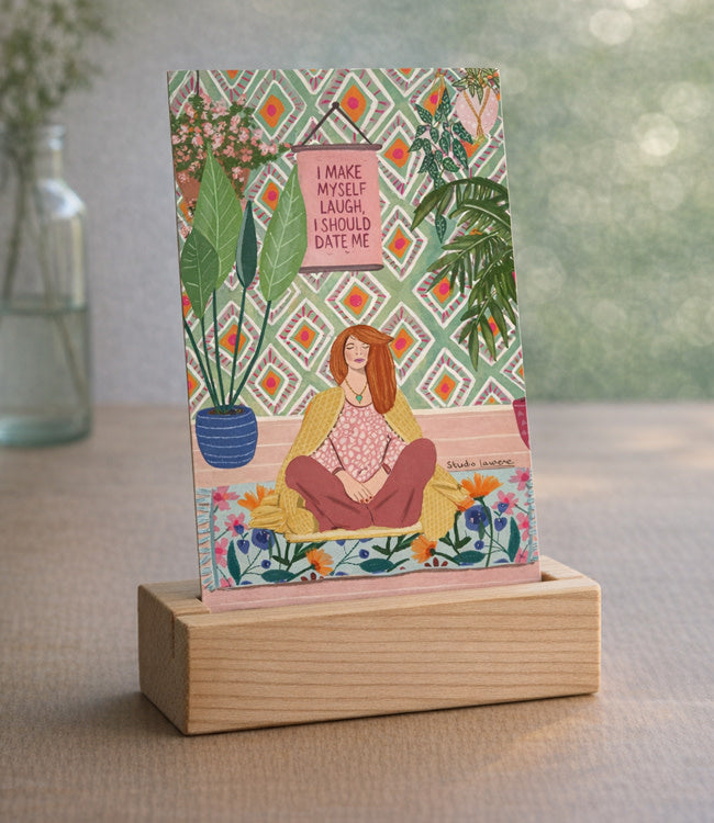 Wens kaart COLORFUL SELFCARE van studio Lawiene A6