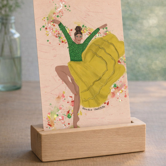 Wens kaart FLAMENCO DANCER van studio Lawiene A6