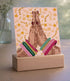 Wens kaart HENNA HANDS van studio Lawiene 15x15 cm