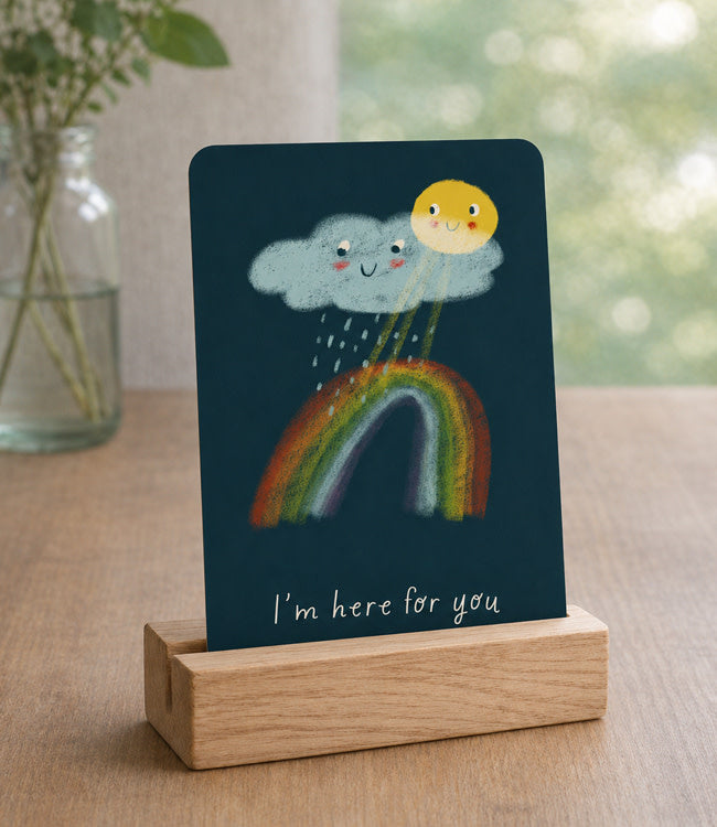 Wens kaart I'M HERE FOR YOU A6 van illu-ster