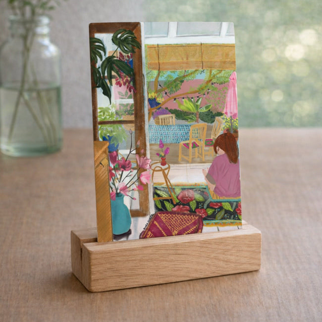 Wens kaart IN MY GARDEN van studio Lawiene A6