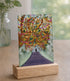Dubbele Wens kaart INTO THE WOODS van studio LaWiene 10,5 x15 cm