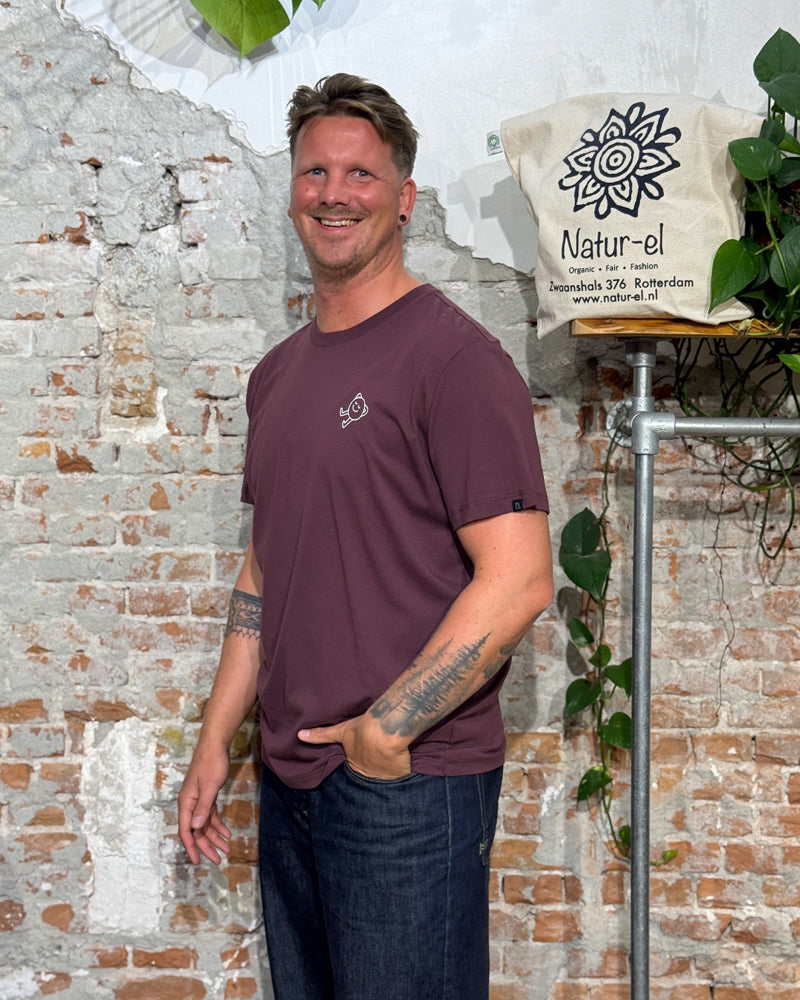 RECOLUTION basic men's shirt AGAVE LAZY organic cotton