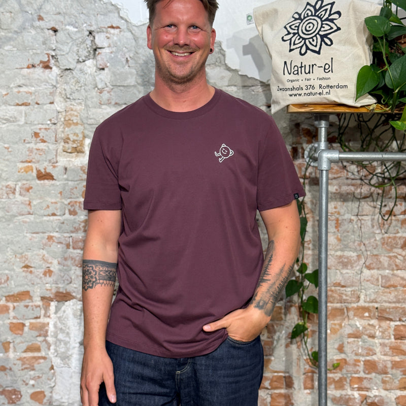 RECOLUTION basic men's shirt AGAVE LAZY organic cotton