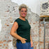RECOLUTION shirt met kapmouw MITHILA GREEN ecovero