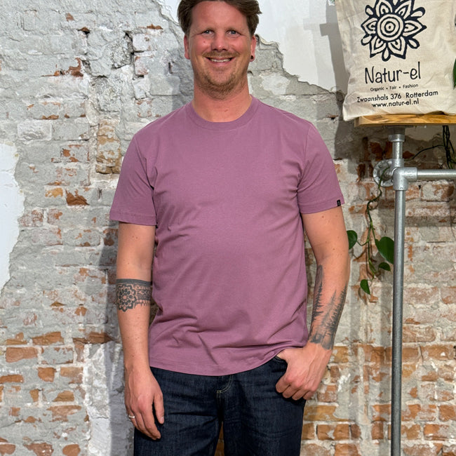 RECOLUTION basic heren shirt TULIP van biologisch katoen
