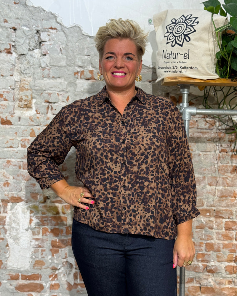 RECOLUTION Blouse met print CYPRES LEO van ecovero