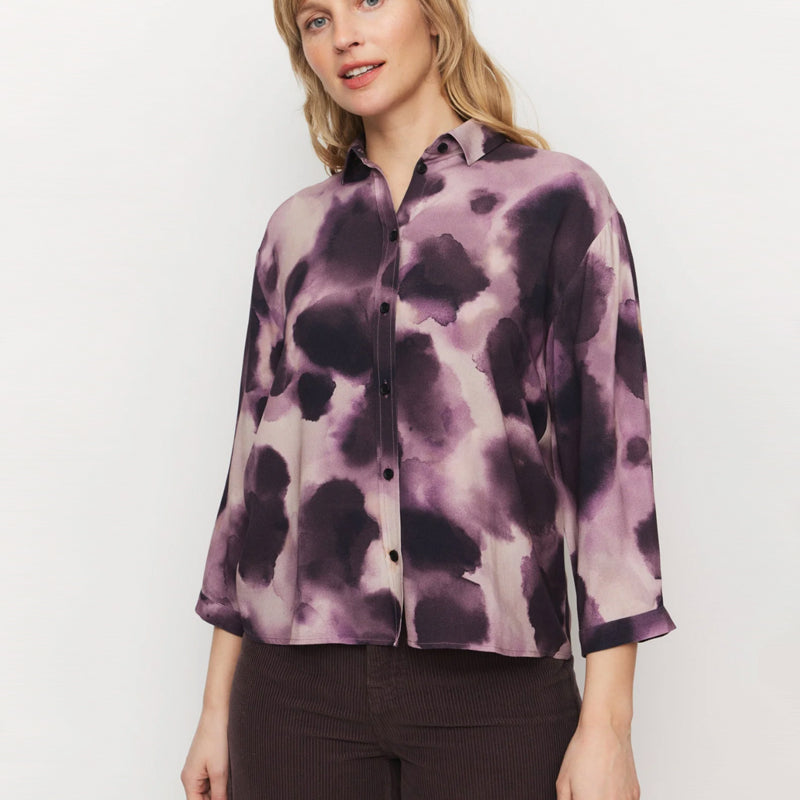 RECOLUTION Blouse met print CYPRES WATERDROP van ecovero