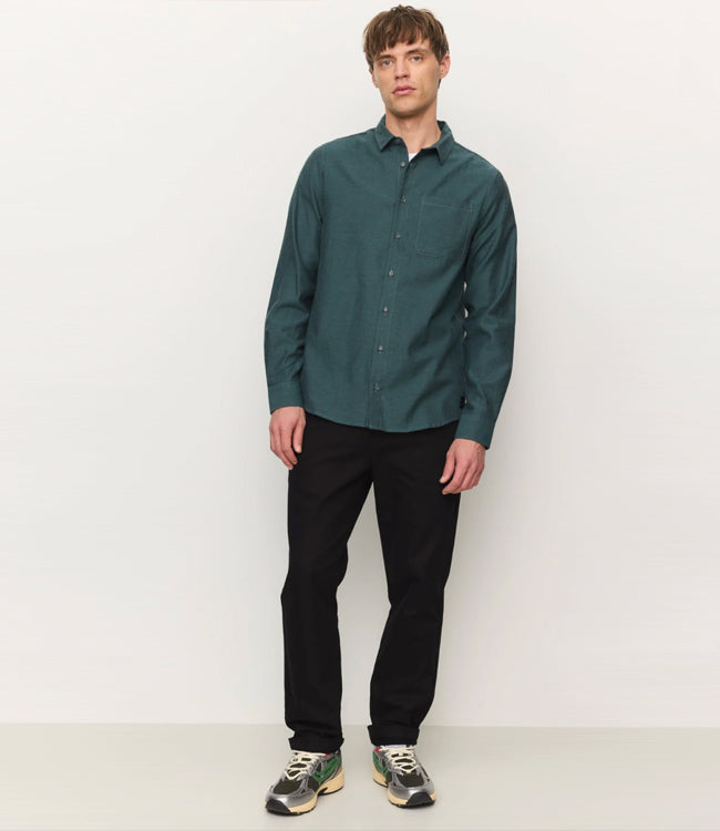 RECOLUTION flanel overhemd LENT GREEN biologisch katoen