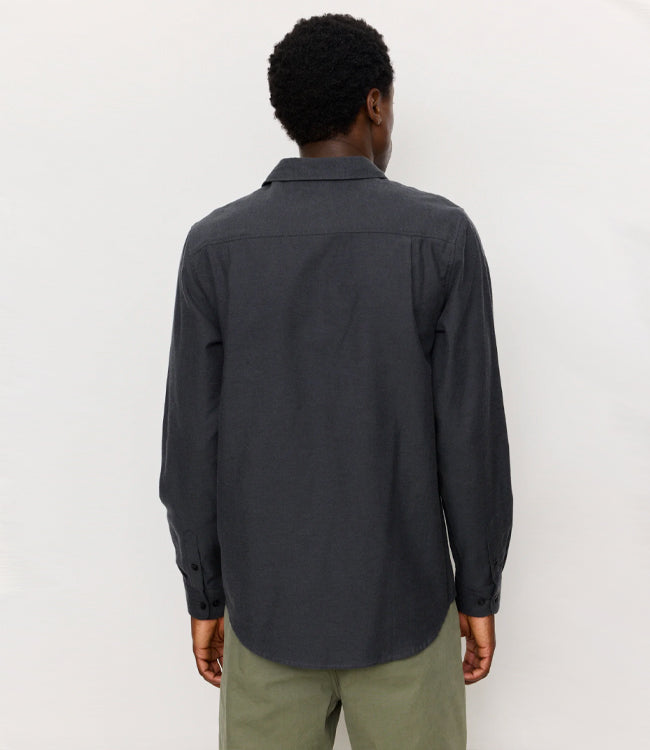 RECOLUTION flanel overhemd LENT GREY biologisch katoen
