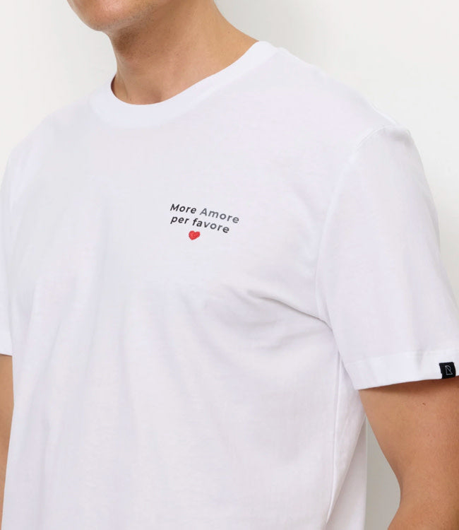 RECOLUTION shirt EMIEL MORE AMORE biologisch katoen