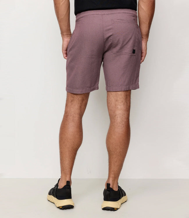RECOLUTION korte broek CURT GRAPE ecovero en linnen