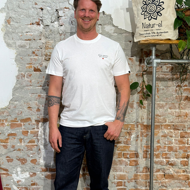 RECOLUTION shirt EMIEL MORE AMORE biologisch katoen