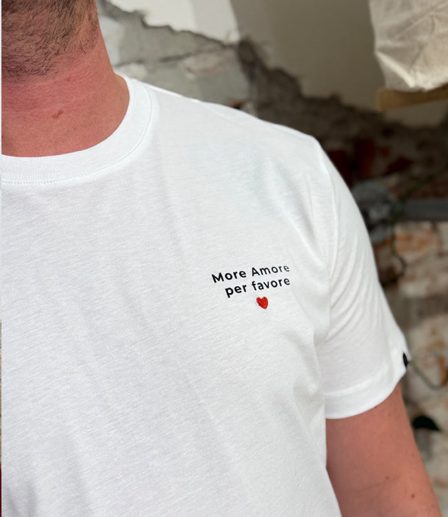 RECOLUTION shirt EMIEL MORE AMORE biologisch katoen