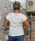 RECOLUTION wit shirt LIV MORE AMORE van biologisch katoen