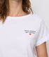 RECOLUTION wit shirt LIV MORE AMORE van biologisch katoen