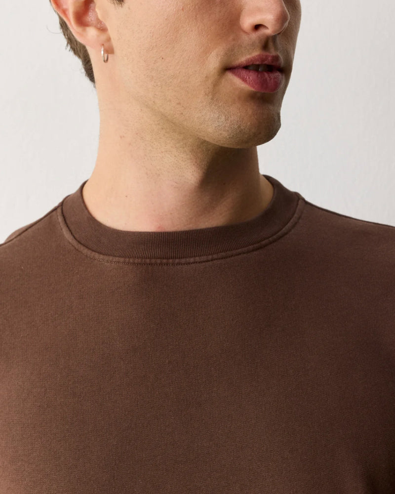 RECOLUTION sweater TAMARILLO CHOCO biologisch katoen