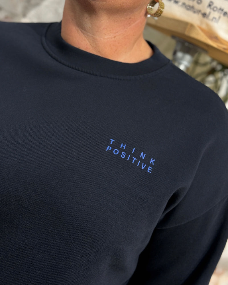 RECOLUTION sweater RINE THINK POSITIVE organic cotton