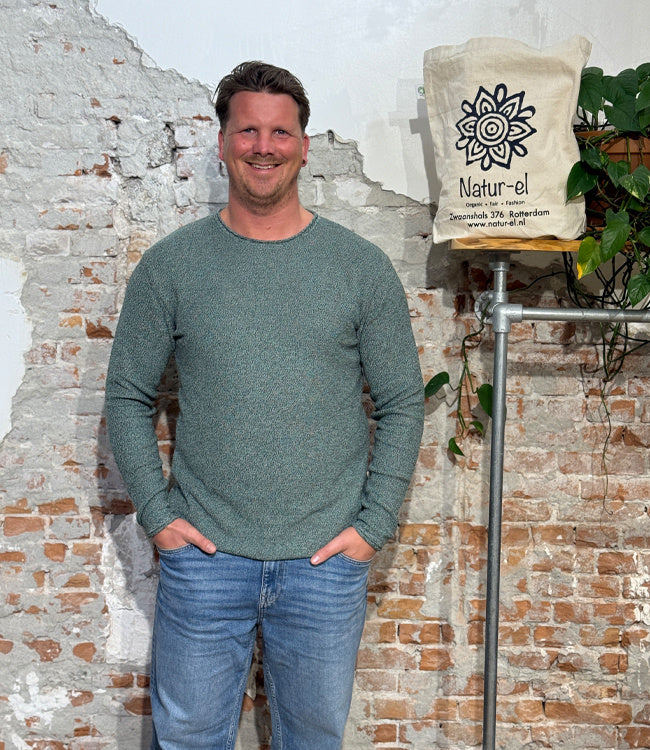 RECOLUTION trui biologisch katoen EUGENE GREEN