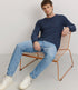 RECOLUTION trui biologisch katoen EUGENE BLUE
