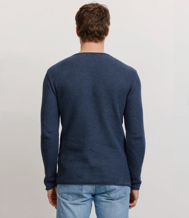 RECOLUTION trui biologisch katoen EUGENE BLUE