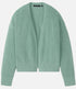 RECOLUTION openvallend vest INGA SAGE biologisch katoen
