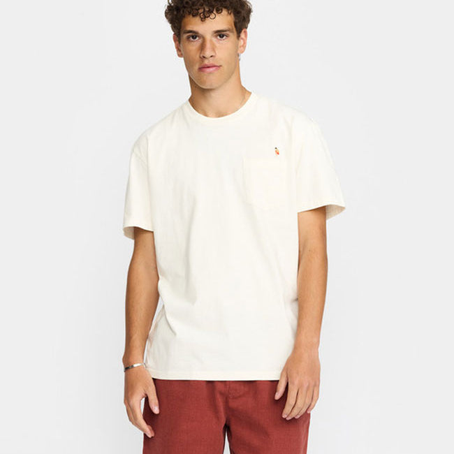REVOLUTION T-shirt BOMMETJE OFFWHITE biologisch katoen