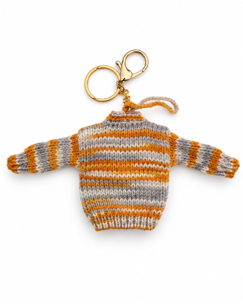 RITI SAMI Sleutelhanger mini wollen trui 100% alpaca OKER fairtrade