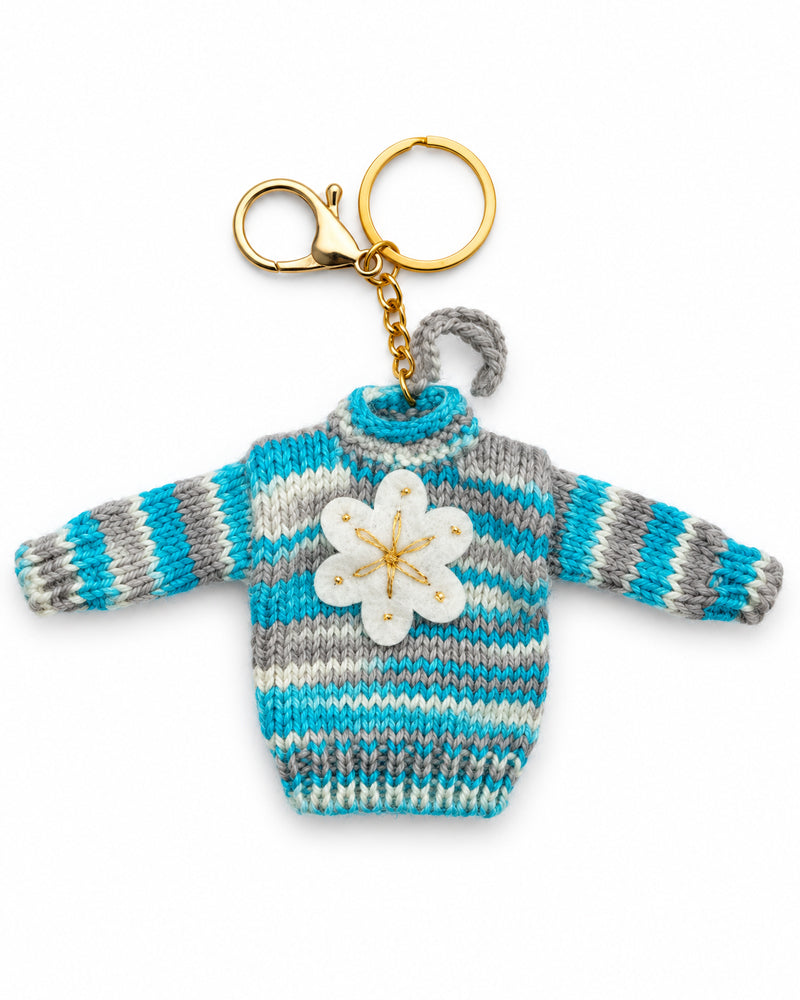 RITI SAMI Sleutelhanger mini wollen trui 100% alpaca WINTER fairtrade
