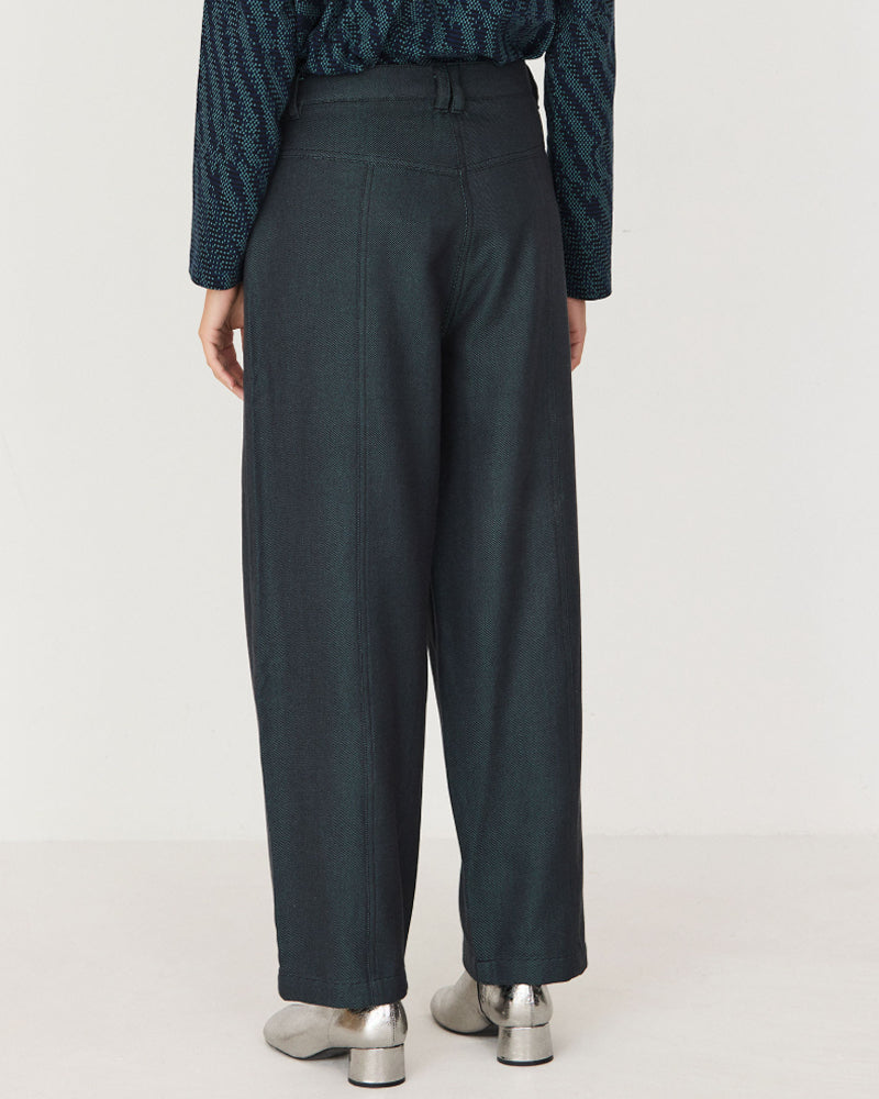 SKFK Hose mit weitem Bein AINHIZE DARK DENIM Bio-Baumwolle