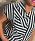 SKFK geplooide blouse KAUA STRIPES van ecovero