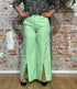 SKFK broek split in pijp NAREA LIGHT GREEN