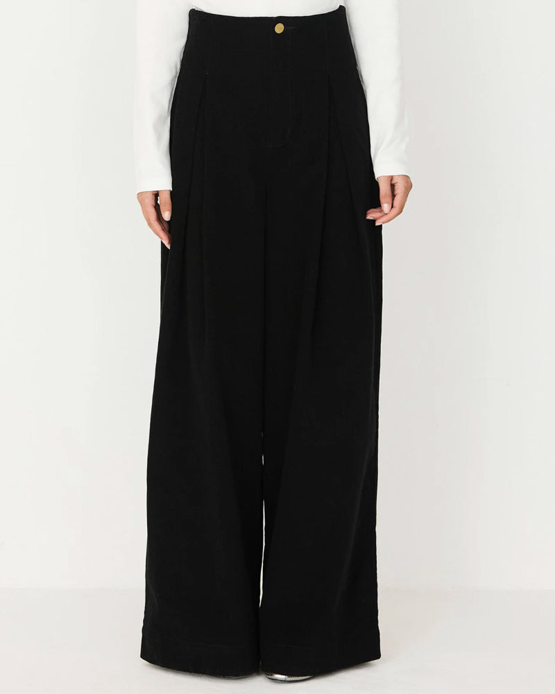 SKFK Hose mit Umschlag EZAMA BLACK aus Modal