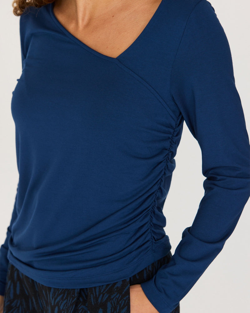 SKFK Shirt mit Cut-Outs ZAZU DIJON aus Modal