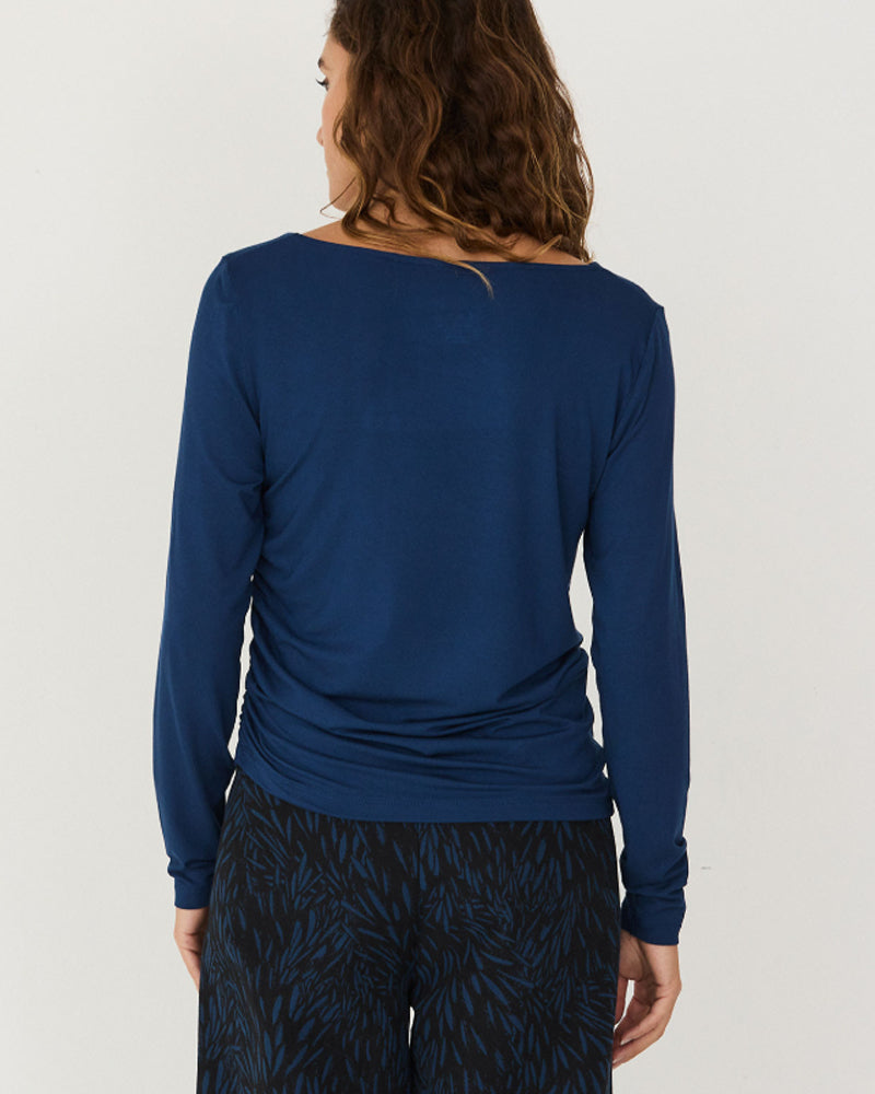 SKFK Shirt mit Cut-Outs ZAZU DIJON aus Modal