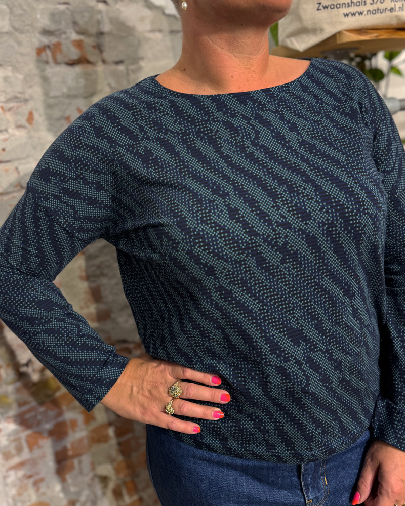 SKFK EKIZA SASKI print shirt in organic cotton