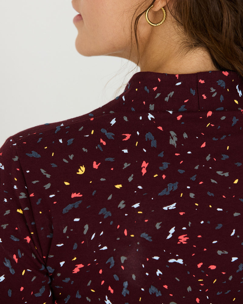 SKFK Shirt mit Print IRIDE SAUVAGE aus Bio-Baumwolle