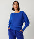 SKFK batwing trui IBAR BLUE biologisch katoen