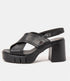 ART zwarte duurzame sandalen met blokhak IBIZA BLACK