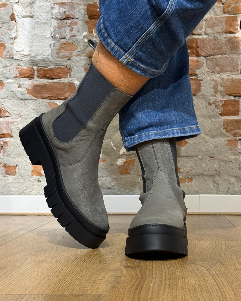 ART nachhaltiger CHELSEA BOOT mit dicker Sohle LEEDS BLACK