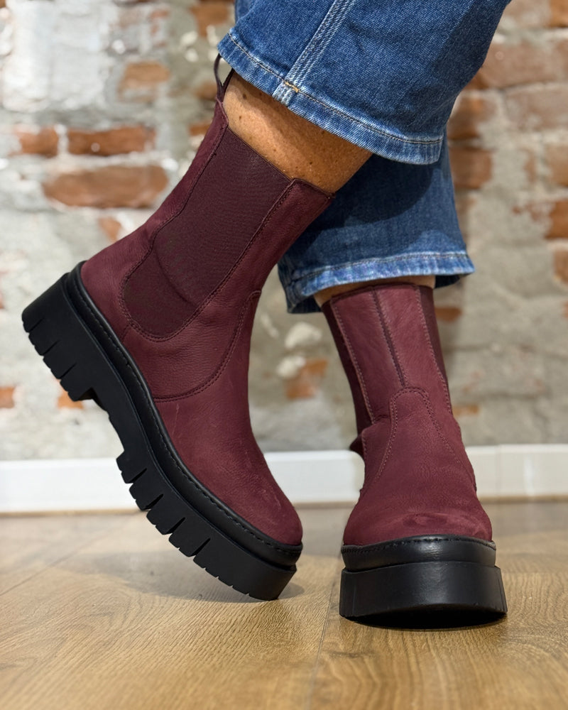 ART nachhaltiger CHELSEA BOOT mit dicker Sohle LEEDS BLACK