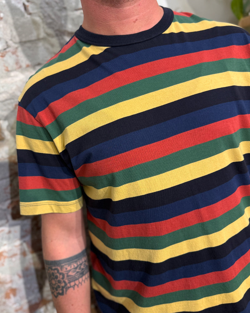 THINKING MU men's shirt AARON STRIPES organic cotton