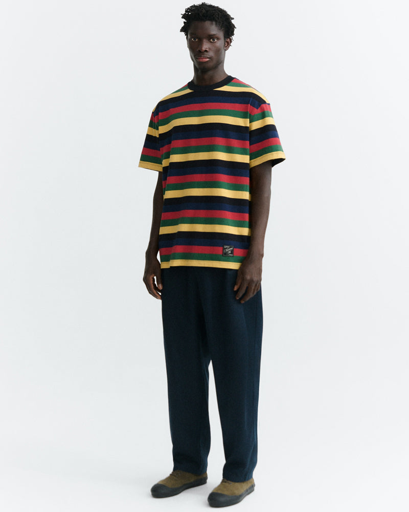 THINKING MU heren shirt AARON STRIPES biologisch katoen