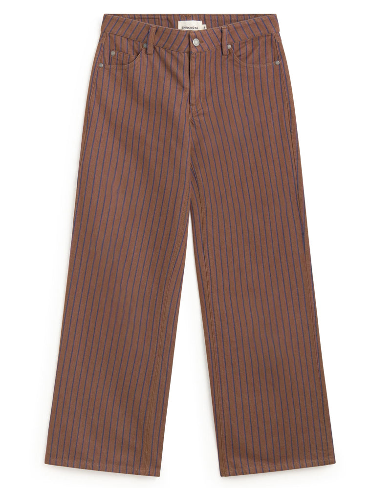 THINKING MU gestreepte broek KETTAN biologisch katoen