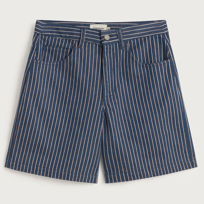 THINKING MU korte broek LUISA STRIPES biokatoen