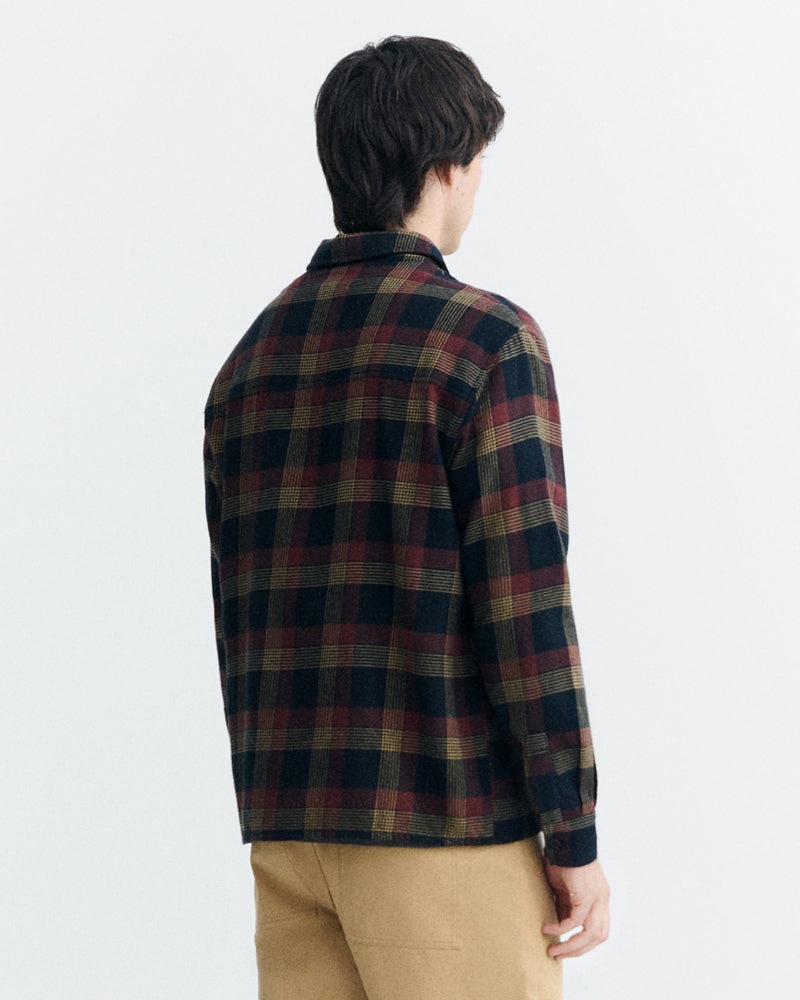 THINKING MU gestreiftes Hemd HARU WINDSOR Bio-Baumwolle