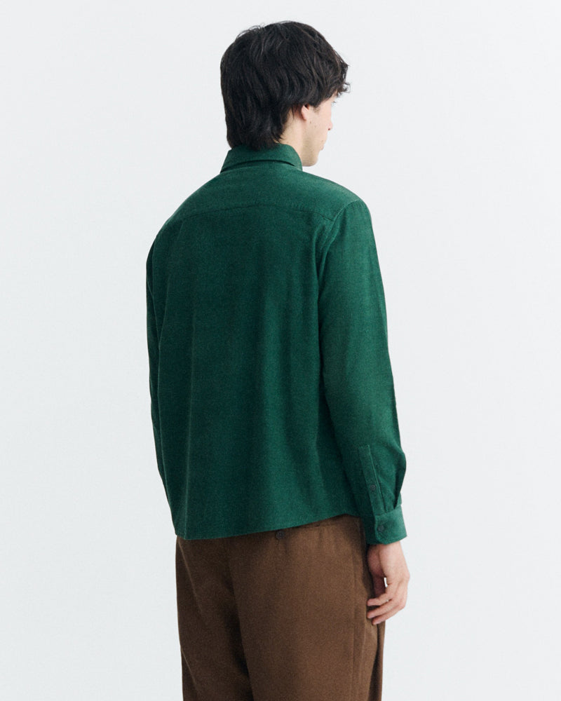 THINKING MU Hemd ANTO GREEN Biobaumwolle Cord
