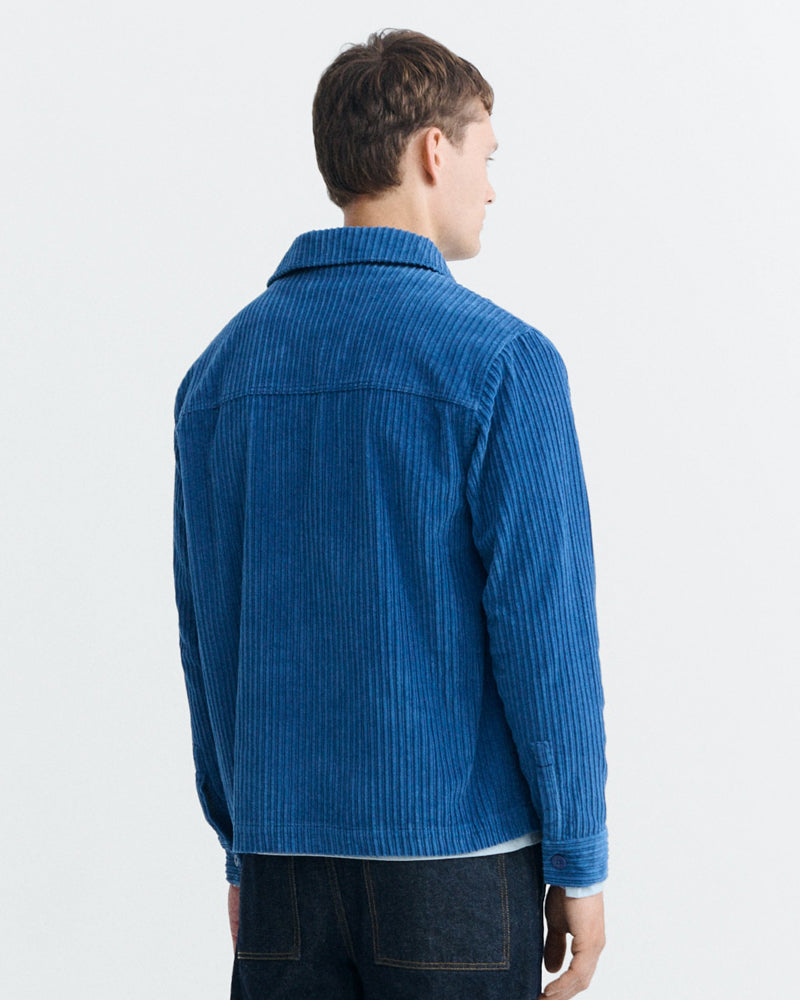 THINKING MU gestreiftes Overshirt OMAR BLANKET