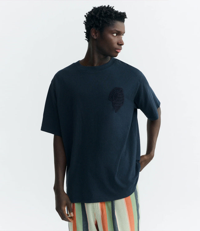 THINKING MU heren shirt ERIC SHELL biologisch katoen